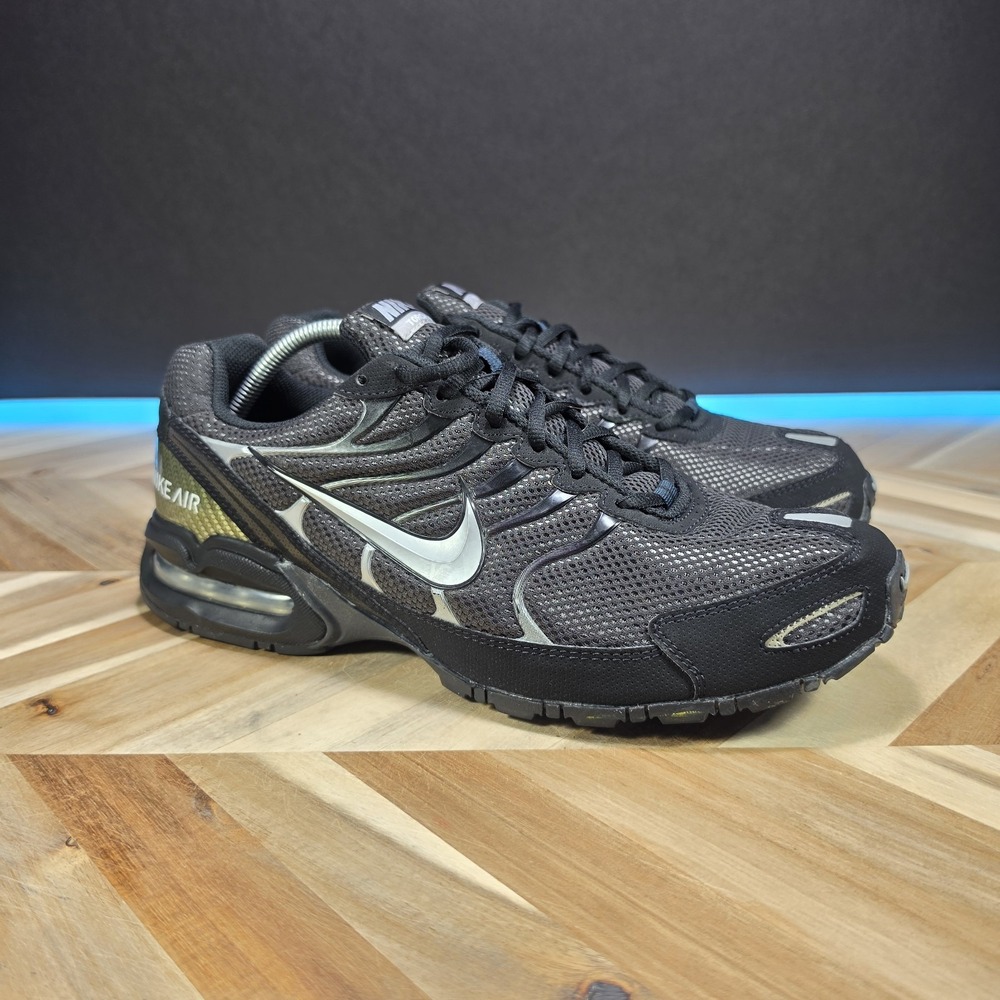 Nike Air Max Torch 4 Men's 13 Black Silver 343846-002 Running Athletic Shoes